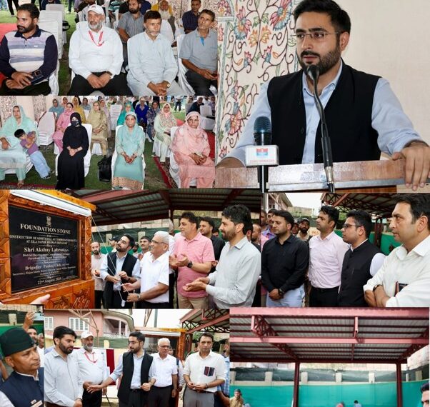DC Srinagar Lays Foundation Stone for Additional Accommodation Block at Zila Sainik Bhawan