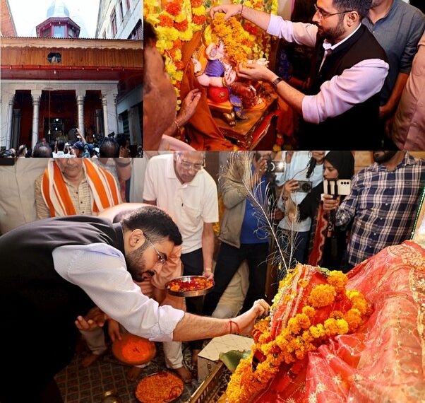 DC Srinagar visits Ganpatyar Temple; participates in Ganesh Chaturthi celebrations