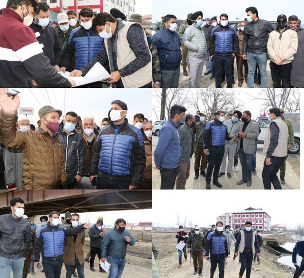 DC Srinagar inspects progress of Major Projects: Lasjan Grade Separator, BRO and NHIDCL works