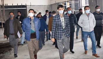 DC inspects work progress at NIFT Campus, Budgam