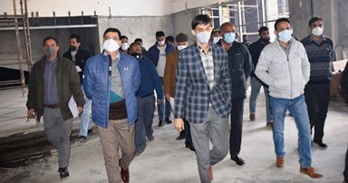 DC inspects work progress at NIFT Campus, Budgam
