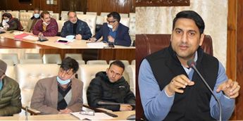 DC Srinagar reviews Action plan for proposed developmental works under NABARD for 2022-23