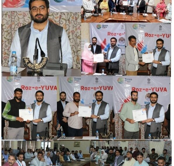 Sewa Parv 2025: DC Srinagar hands-over sanction letters to aspiring entrepreneurs under Mission YUVA
