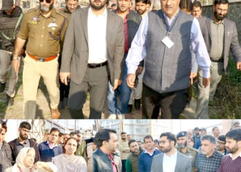 DC Srinagar visits SMHS and Super Specialty Hospitals to review Traffic Decongestion & Management measures