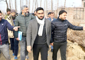 DC Srinagar inspects initiation of work on new building for GMS Gangbug