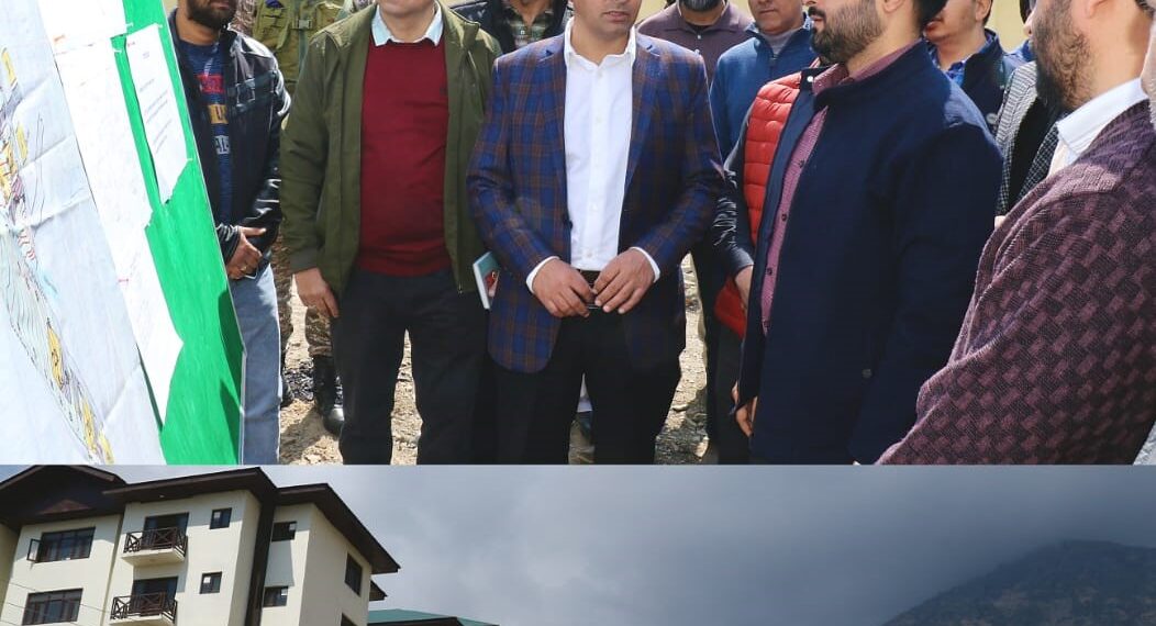 DC Srinagar inspects progress of works on new Revenue Complex of Tehsil Panthachowk