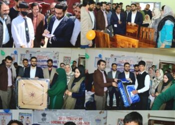 DC Srinagar inspects progress of Abhinandan Home for Specially Abled Children
