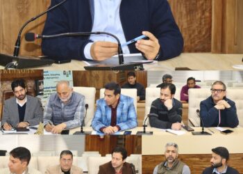 DC Srinagar reviews proposed major infra projects, ongoing infra works in distt