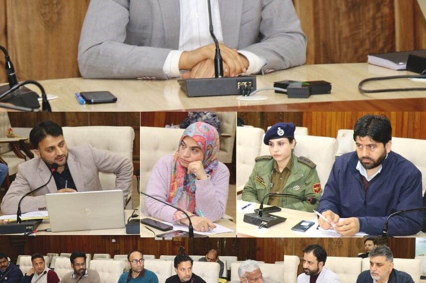 DC Srinagar reviews development of telecom infra under JKCCIP