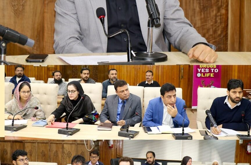 DC Srinagar reviews progress in installation of roof top solar systems under PMSGMB Yojana