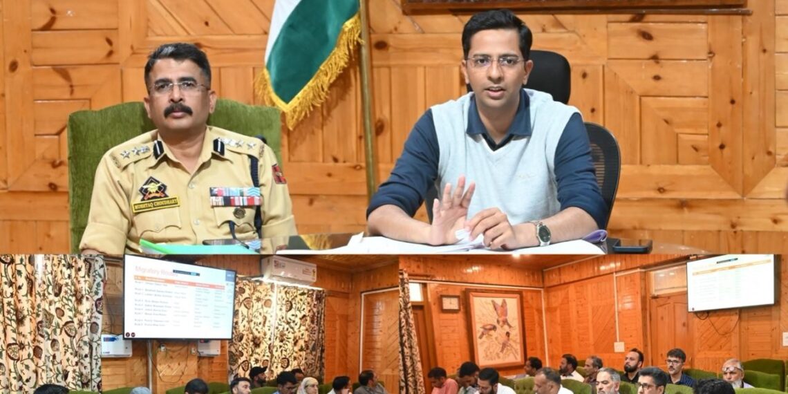 DC Shopian presides over monthly NCORD meeting