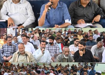 DC Shopian chairs Block Diwas at Keller, Listens to public issues, assures action