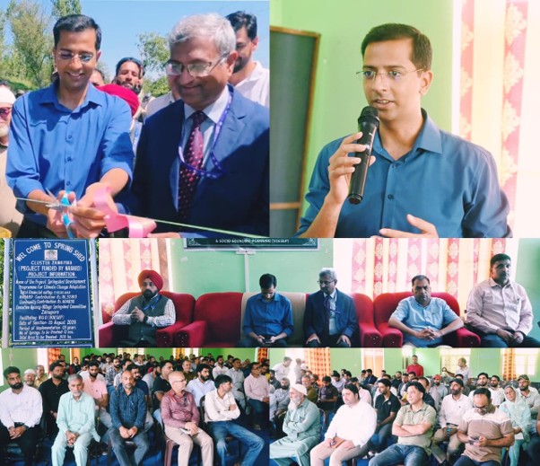 DC Shopian inaugurates Spring Shed Dev Prog for Climate Adaptation Project at Zainapora