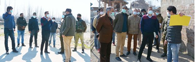 DDC Shopian visits Zainapora areas, Reviews developmental scenario