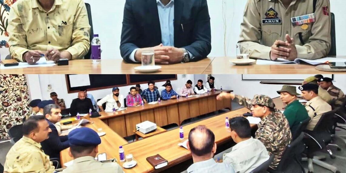 DC, SSP Ramban conduct security review of Baglihar Hydroelectric Project