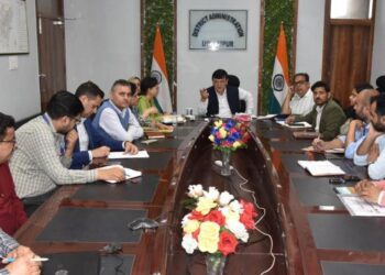 DC Udhampur reviews progress under mission YUVA scheme