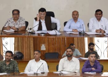 DC reviews progress under Distt Capex Budget 2026–27 in Udhampur