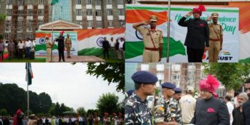 DC Ganderbal hoists Tricolour at Mini Secretariat