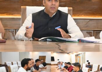 DDC Anantnag reviews Bijbehara-Anantnag Road Widening Project