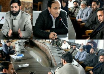 DDC Chairman Anantnag holds deliberations regarding Dist CAPEX plan for next fiscal