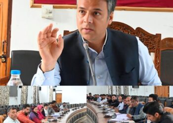 DDC Anantnag reviews progress on Mission YUVA, HADP, Financial Inclusion Schemes