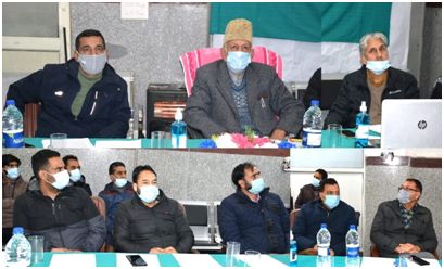DDC Chairman chairs RKS meeting in Bandipora