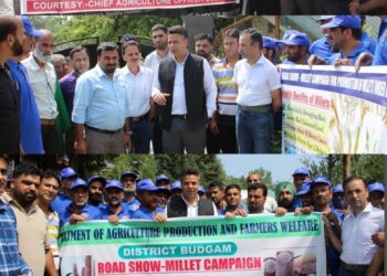 DDC B’gam flags-off Millet Awareness Road Show under HADP 2025-26