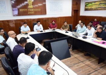 DDC Jammu reviews execution of District Plan 2026–27