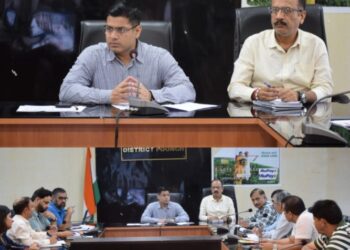 DDC Poonch reviews implementation of Financial Inclusion, Social Security Schemes