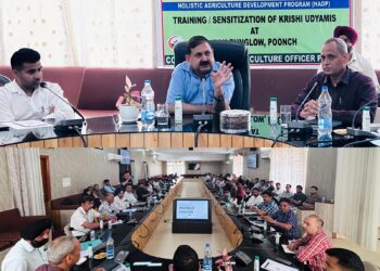 DDC Poonch reviews KKG functioning, emphasises AI, CSC Integration