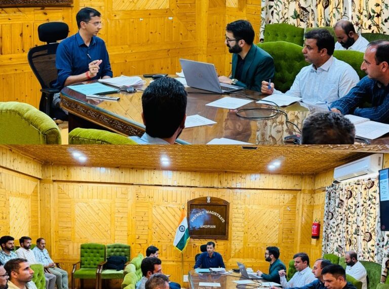 DDC Shopian Reviews Building Permission System in Distt, Pushes for Citizen-Centric, Sustainable Urban Reforms