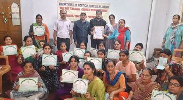 50 women of Jagti Township trained in fruit, vegetable processing