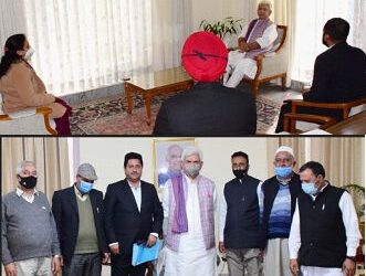 Delegations call on LG in Jammu