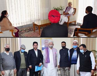 Delegations call on LG in Jammu