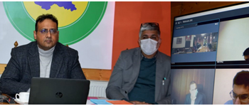 DG IMPARD chairs online conference regarding Kashmir Aelamia Declaration, 2021