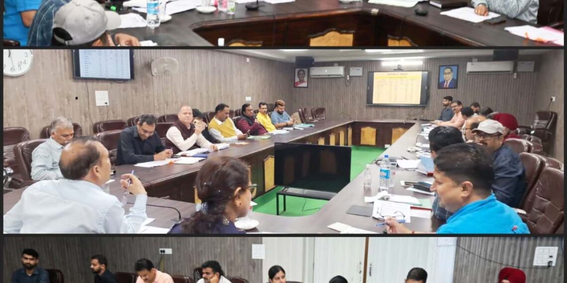 DHJ reviews physical, financial achievements under various schemes