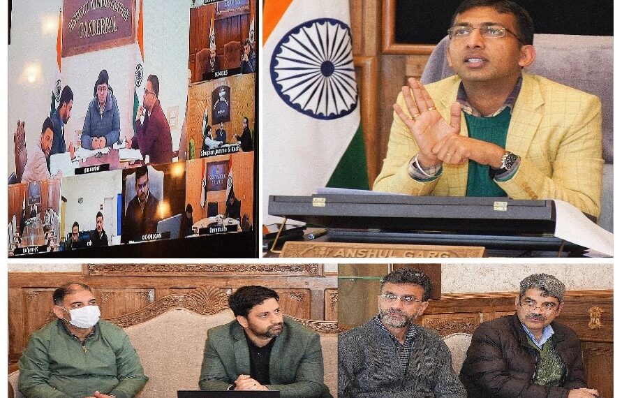 Div Com (K) reviews progress of digitization of Jamabandis, backlog mutations across Kashmir Divn