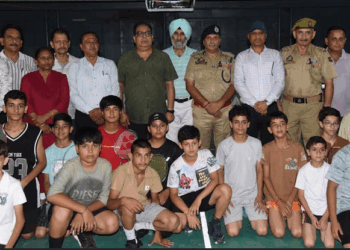 DIG Udhampur-Reasi Range inaugurates Play Nation Badminton League under Youth Empowerment Prog