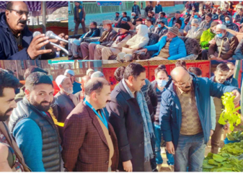 Dir Agri Kashmir inaugurated ‘Farm Machinery Distribution’ Camp at Tangdar