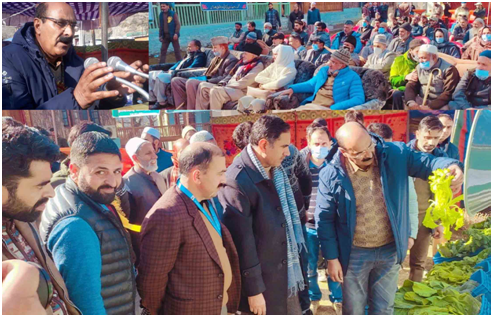 Dir Agri Kashmir inaugurated ‘Farm Machinery Distribution’ Camp at Tangdar