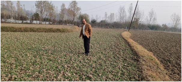 Director Agriculture Kashmir visits Kupwara