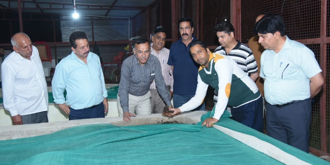 Director Agriculture reviews HADP projects in Sunderbani
