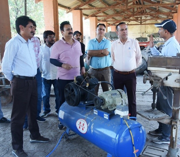Director Agriculture Jammu inspects Seed Multiplication Farm Chinore