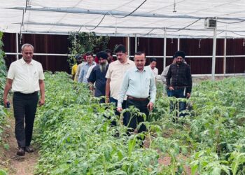 Director Agriculture Jammu concludes two-day tour of Poonch district