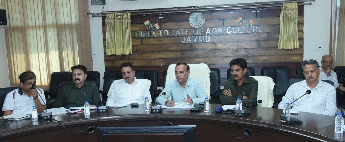 Director Agriculture reviews Annual Action Plan 2026–27 and infra projects in Jammu