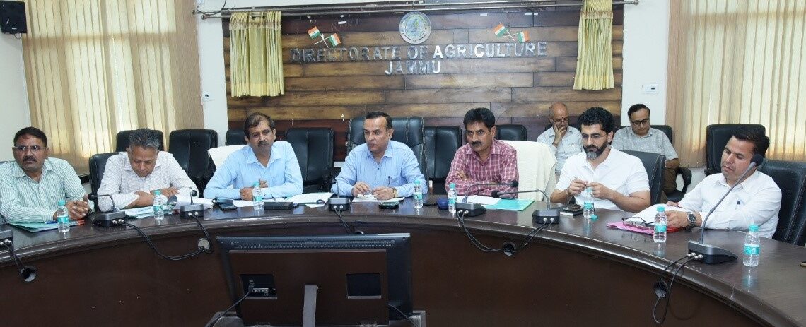 Director Agriculture Jammu reviews physical, financial progress under HADP