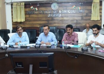 Director Agriculture Jammu reviews physical, financial progress under HADP