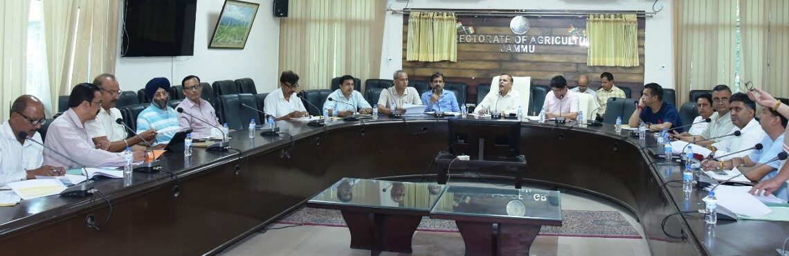 Director Agriculture Jammu reviews physical &  financial progress of dev projects in Rajouri, Poonch