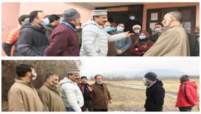 Director Agriculture visits Bandipora, reviews progress under CSSs
