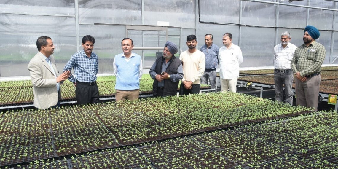 Director Agri(J) reviews final works of Centre of Excellence at Krishi Bhawan, Jammu
